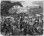1866 - Padova durante la visita di Vittorio Emanuele II  (Corinto Baliello)